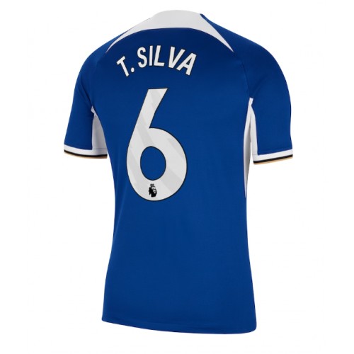 Fotballdrakt Herre Chelsea Thiago Silva #6 Hjemmedrakt 2023-24 Kortermet
